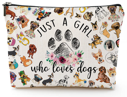 Dog Lover Makeup Bag