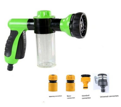 High-Pressure Pet Shower Sprayer & Grooming Brush