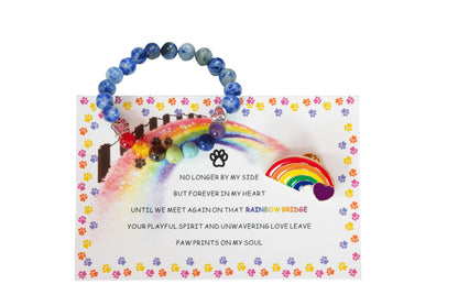 Rainbow Bridge Memorial Bracelet & Brooch Set