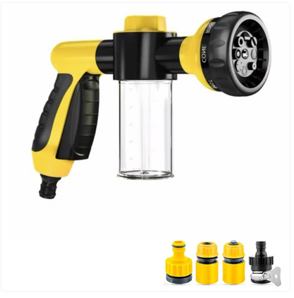 High-Pressure Pet Shower Sprayer & Grooming Brush